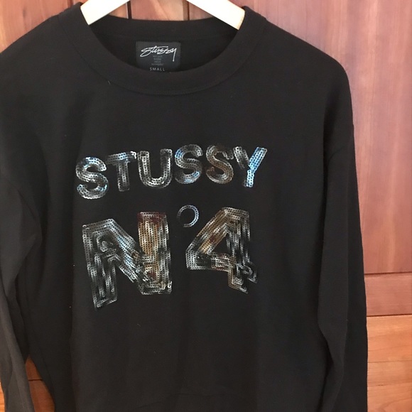 STUSSY WOMENS SWEATSHIRT NWT S - Picture 2 of 8